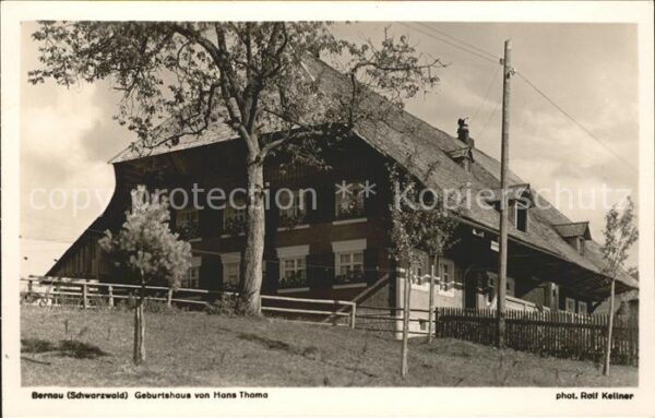 Foto Kellner Rolf Nr. 6175 Bernau Geburtshaus Hans Thoma