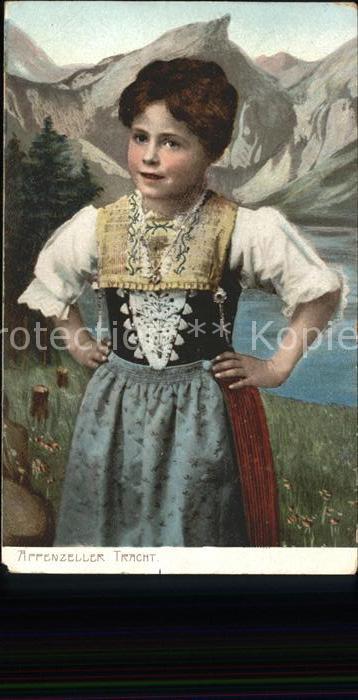Trachten Schweiz Appenzell Kind