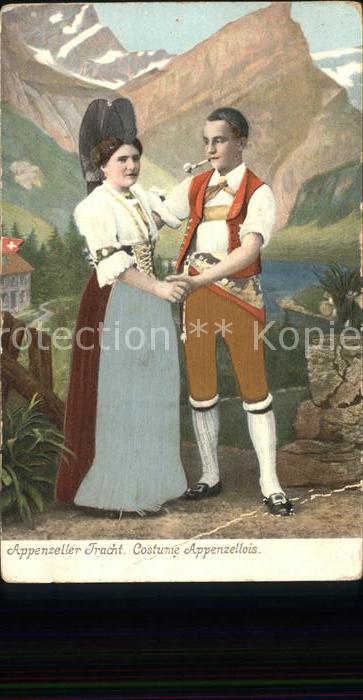 Trachten Schweiz Appenzell Pfeife