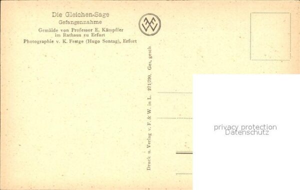 Sagen Maerchen Die Gleichen-Sage Gefangennahme Gemälde – Bild 2