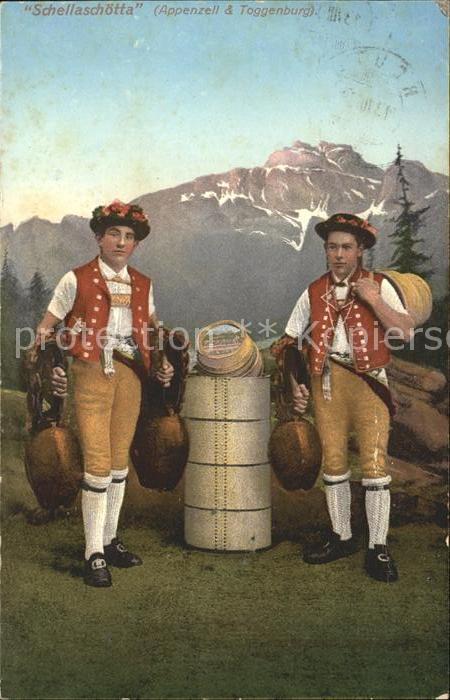 Trachten Schweiz Appenzell Toggenburg Schellaschötta