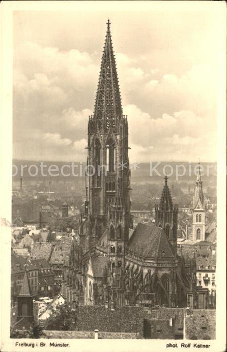 Foto Kellner Rolf Nr. 6043 Freiburg im Breisgau Münster