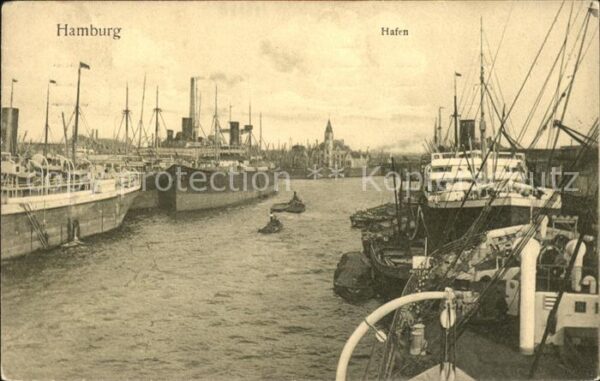 Dampfer Oceanliner Hamburg Hafen
