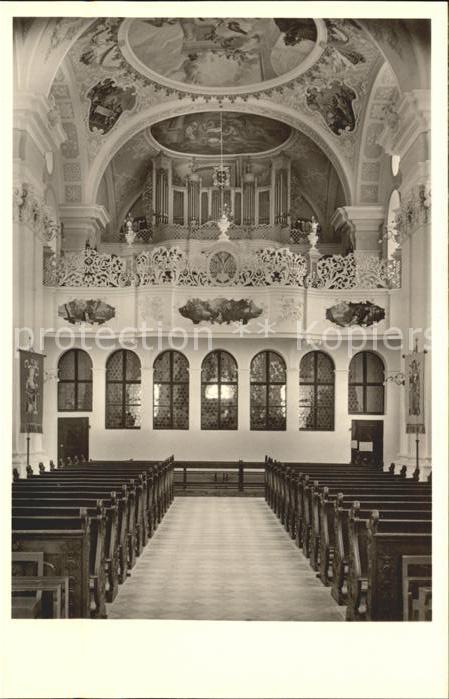 Kirchenorgel Institut Kloster Siessen Chor Empore