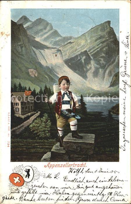 Trachten Schweiz Appenzell Kind