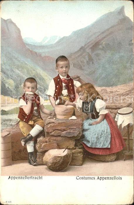 Trachten Schweiz Appenzell Kinder