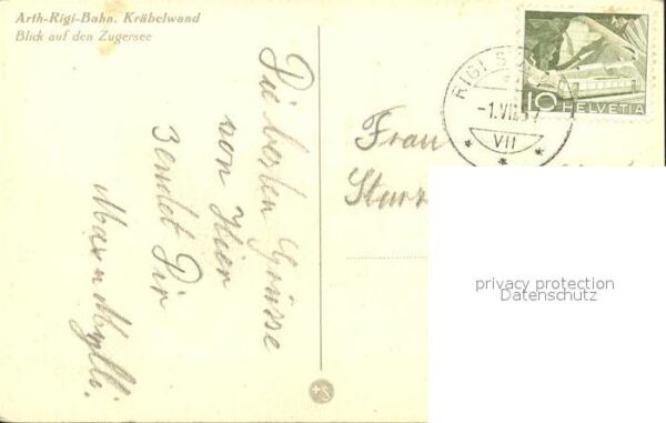 Zahnradbahn Arth-Rigi-Bahn Kräbelwand Zugersee – Bild 2