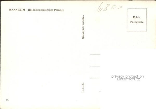 Strassenbahn Heidelbergerstrasse Planken Mannheim – Bild 2