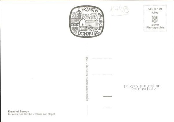 Kirchenorgel Erzabtei Beuron – Bild 2