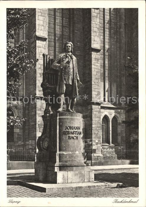 Bach Johann Sebastian Denkmal Leipzig