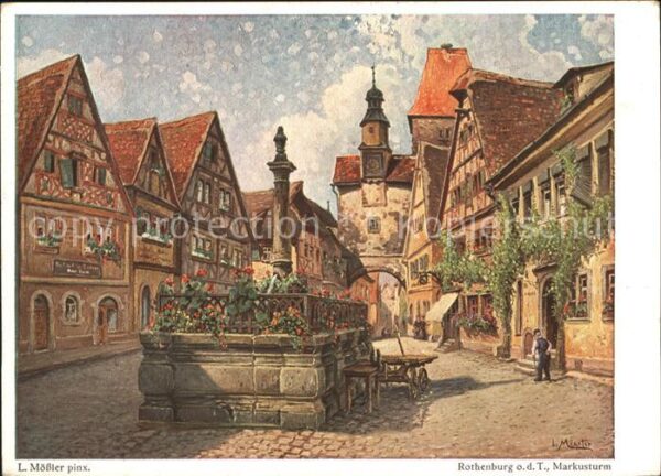 Moessler L. Rothenburg ob der Tauber Markusturm