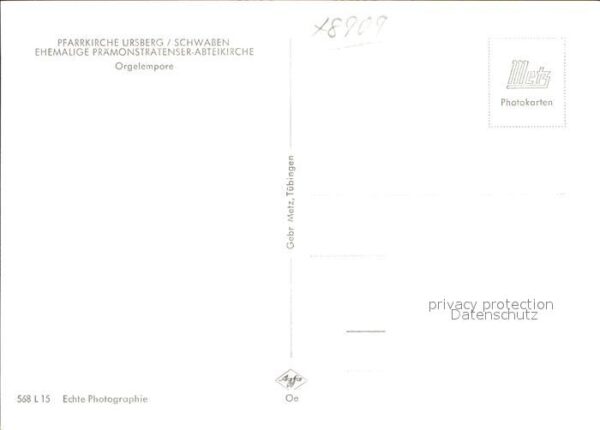 Kirchenorgel Pfarrkirche Ursberg Schwaben Prämonstra – Bild 2