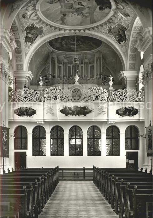 Kirchenorgel Kloster Siessen Chor Saulgau
