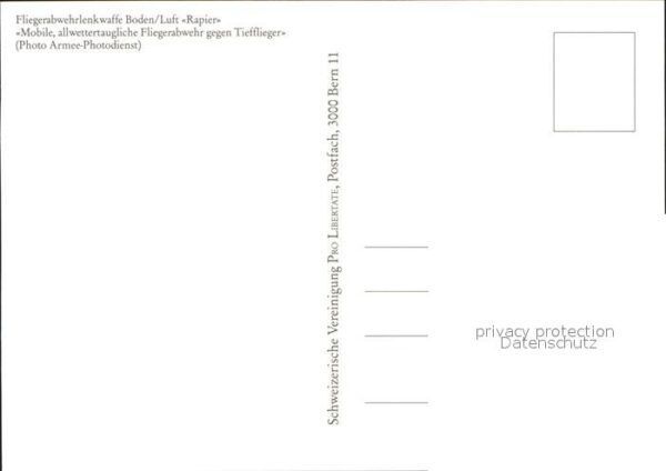 Raketen Fliegerabwehrlenkwaffe Boden/Luft Rapie – Bild 2