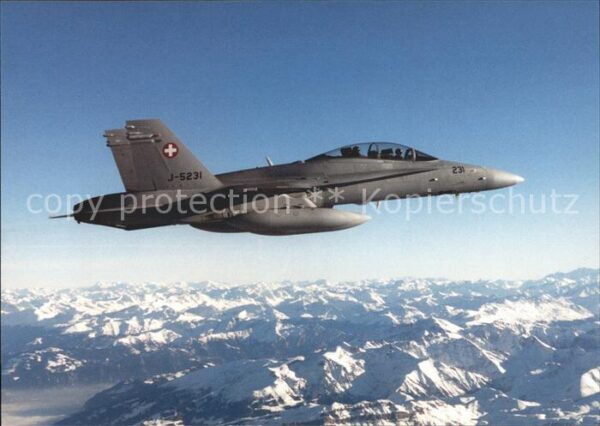Luftwaffe Schweiz Kampfflugzeug F/A-18D Hornet