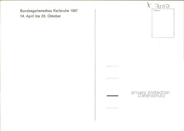 Bundesgartenschau Karlsruhe 1967 – Bild 2