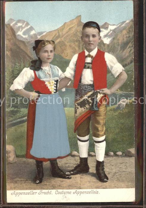 Trachten Schweiz Appenzell Kinder