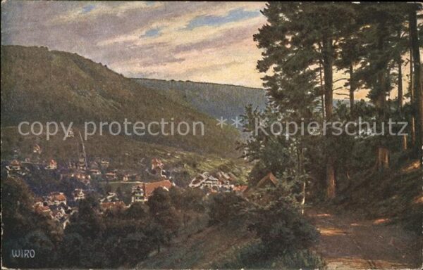 Verlag WIRO Wiedemann Nr. 2743 B Wildbad Schwarzwald