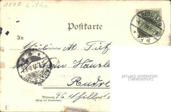 Verlag Hagelberg W. Nr. 36900 Friedrichsbrücke Börse Berlin Lit – Bild 2