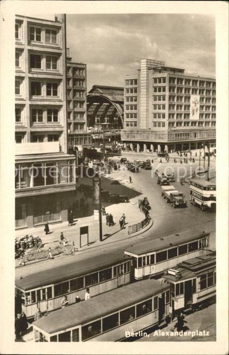 Strassenbahn Berlin Alexanderplatz
