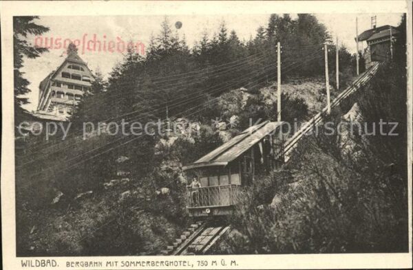 Zahnradbahn Wildbad Sommerberghotel