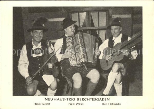 Musikanten Neuhaus-Trio Berchtesgaden Hansl Paroni