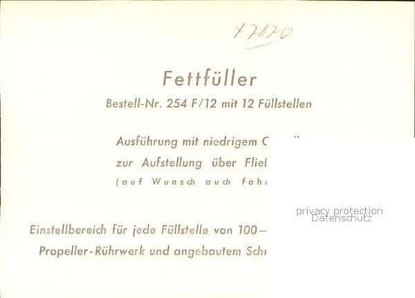Maschinen Fettfüller Ganzhorn und Stirn Schwäbisc – Bild 2