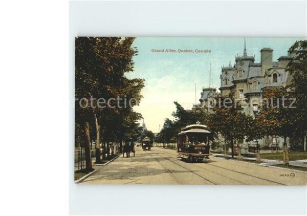 Quebec Grand Allee Strassenbahn