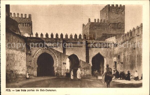 Fes Les trois portes de Bab-Dekaken