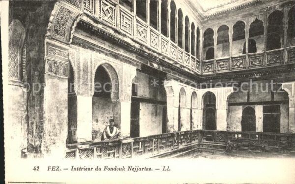 Fes Fez Maroc Interieur Fondouk Kejjarine