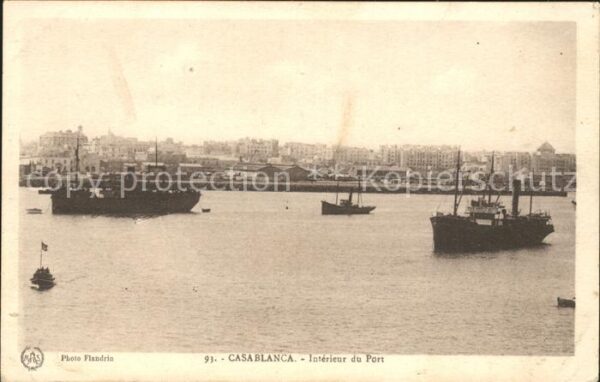 Casablanca Interieur Port Dampfer