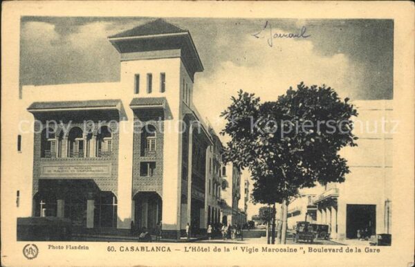Casablanca L' Hotel Vigie Marocaine Boulevard Gare