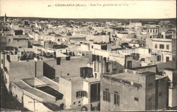 Casablanca Une Vue generale Ville