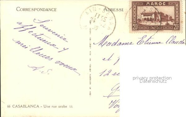 Casablanca Une rue arabe – Bild 2
