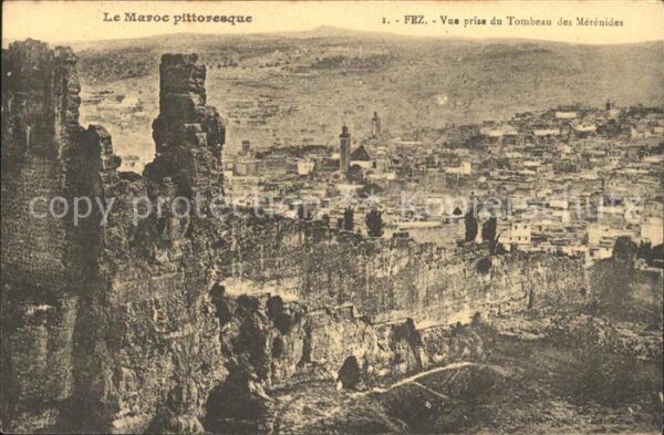 Fes Fez Maroc Tombeau Merenides