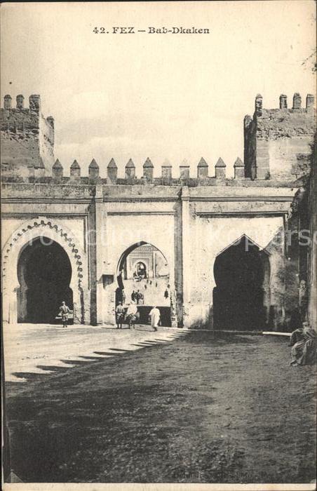 Fes Fez Maroc Bab-Dkaken