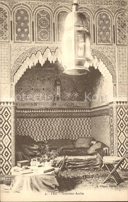 Fes Fez Maroc Interieur Arabe