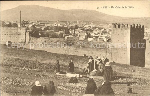Fes Fez Maroc Un Coin de la Ville