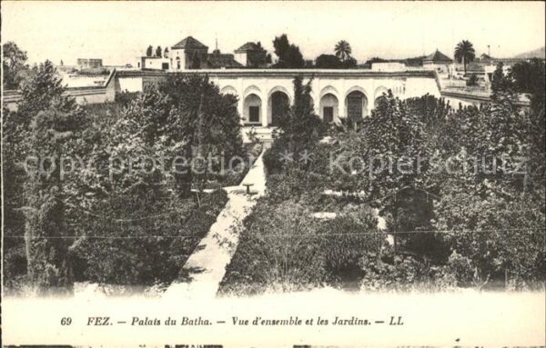 Fes Fez Maroc Palais Batha Jardins