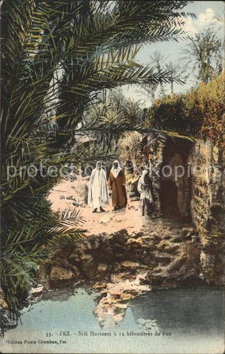 Fes Fez Maroc Sidi Harazem kilometres Fez
