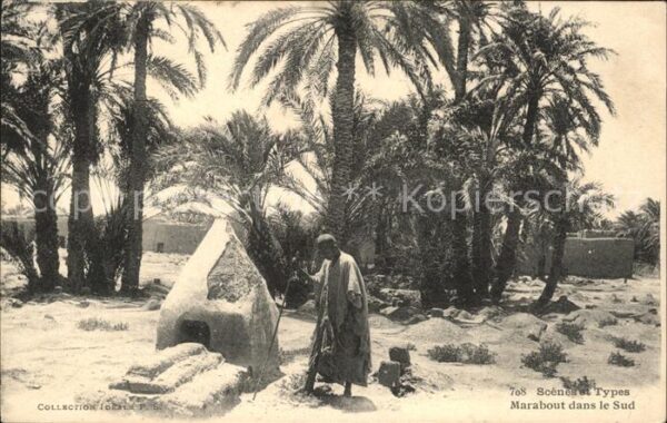 Marokko Maroc Scenes Types Marabout dans Sud