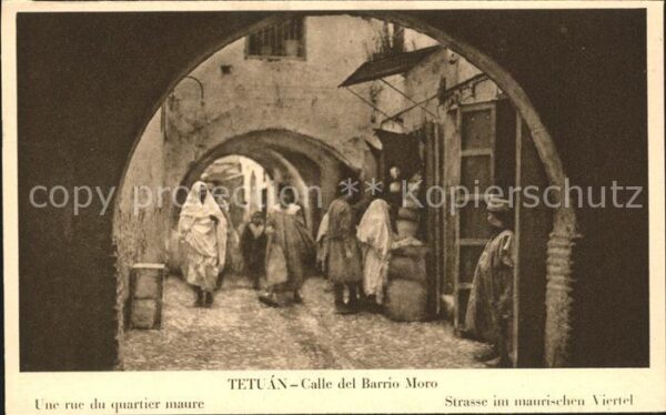 Tetuan Strasse maurischen Viertel