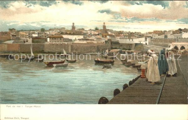 Tanger Tangier Tangiers Hafen Boote
