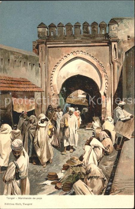 Tanger Tangier Tangiers Marchands pays