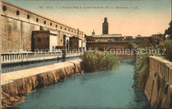 Fes Fez Maroc Oued Interieur Marina