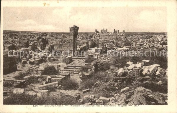 Marokko Maroc Bougrara Ruines romames Gigthi