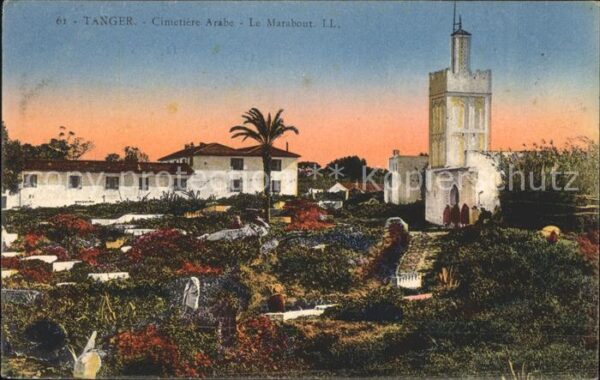 Tanger Tangier Tangiers Cimetiere Arabe Le Marabout