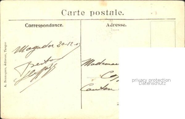 Tanger Tangier Tangiers Entree Palais Gouverneur – Bild 2