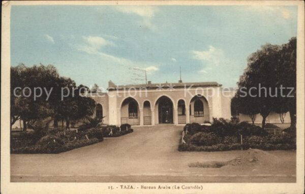 Taza Maroc Bureau Arabe Le Controle