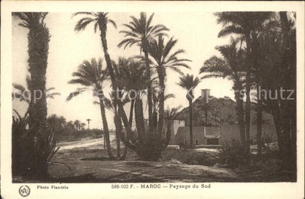 Maroc Marokko Paysage Sud